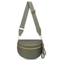 Crossbody Bum Bags for Women Pure Colour Spacious Trendy Sling Bag Nylon Fanny Pack Shoulder Bag for Travel