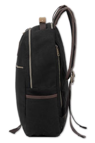 Harley-Davidson Heritage Bar & Shield Logo Canvas Classic Backpack - Black