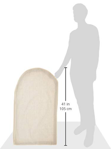 Whitmor Zippered Garment Bag Natural Linen, Large