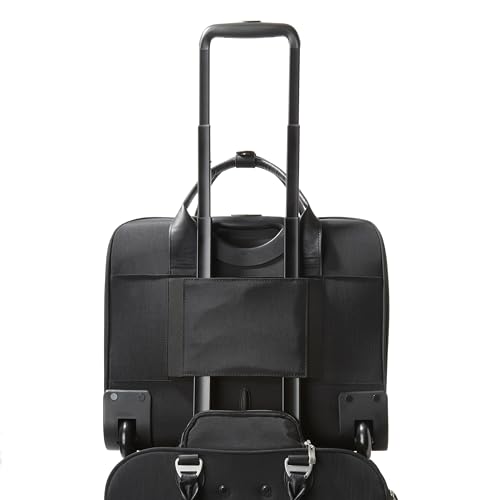 Baggallini 2 Wheel Tote Luggage - Lightweight Travel Weekender Carry-On