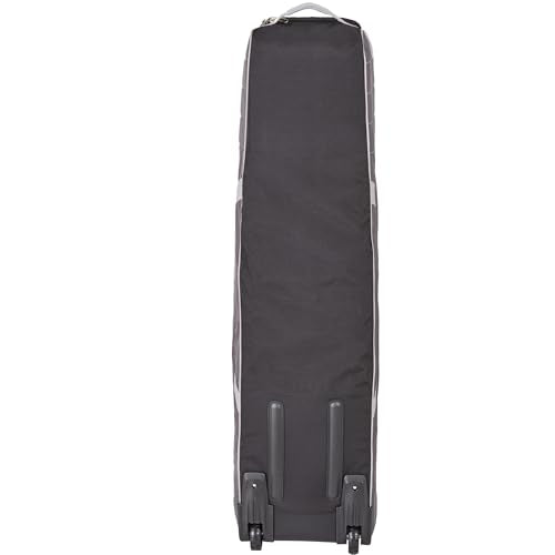 Samsonite Soft-Sided Golf Travel Bag with Wheels, Heavy-Duty 600D Polyester, Additional Top Padding, Shoe/Accessory Pocket, Foldable Gray