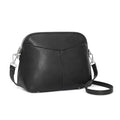 S-ZONE Crossbody Bags for Women Trendy Small Cross Body Purse for Woman Vegan Leather Designer Shoulder Bag Travel Everyday Black