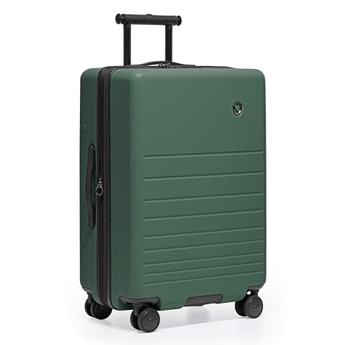 Traveler's Choice Markham Hardside Expandable Luggage with Hinomoto Spinner Wheels, 26-Inch Medium, Green