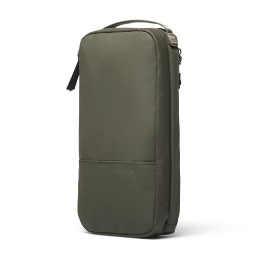 NOMATIC Toiletry Bag for Travel - Great for Travel Size Toiletries - Travel Essentials Wash Bag - Makeup Bag, (Olive), Large V2