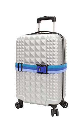 Steve Madden Luggage PP Luggage Tie Strap (Blue)