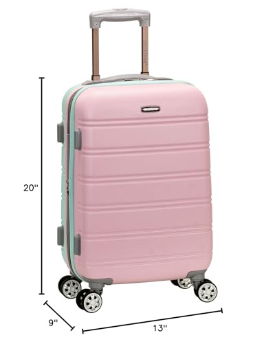 Rockland Melbourne Hardside Expandable Spinner Wheel Luggage, Carry-On 20", Mint