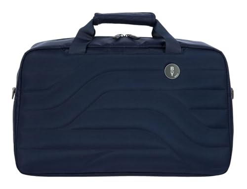 Bric's B|Y Ulisse Duffel Bag - Luxury Weekender Bags for Women and Men - Premium Carry On Bag and Overnight Bags - The Perfect Personal Item Bag for Travel - Ocean Blue