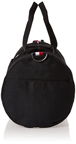 Tommy Hilfiger mens Ardin Duffle Bag, Th Deep Black, One Size US