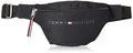 Tommy Hilfiger mens Jackson Fanny Pack, Black, One Size US