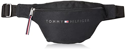 Tommy Hilfiger mens Jackson Fanny Pack, Black, One Size US