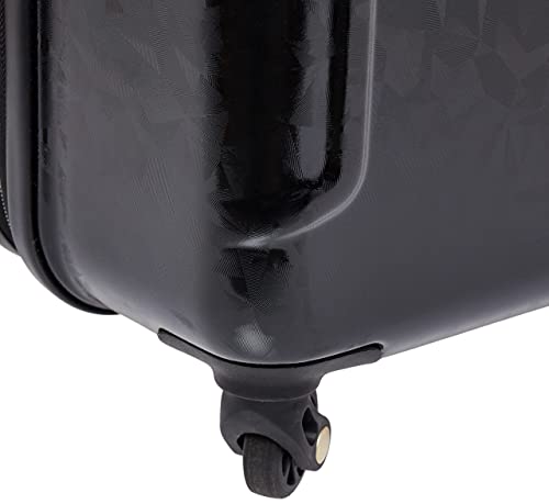 American Tourister Belle Voyage Hardside Luggage with Spinner Wheels, Black, Checked-Large 28-Inch