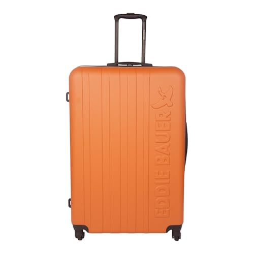 Eddie Bauer Flatiron Check-In 32" Luggage | Hardside | Spinner Wheels | Expandable | Lightweight | Travel Essentials - Paprika