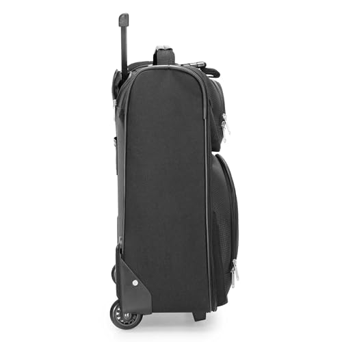 Travel Select Amsterdam Business Rolling Garment Bag, Softside Expandable Rolling 2-Wheeled Suit Carrier, Gray, One Size