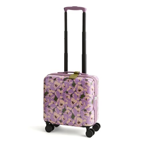 Hardside Mini Adair Spinner Suitcase, Curly Tulips Purple, One Size