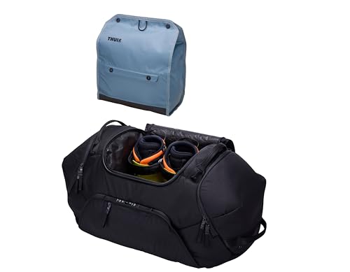 Thule RoundTrip 80L Duffel - Storage compartments to organize and protect gear - Boot bag for ski and snowboard travel - Soft pocket for goggles and helmet - Dry bag included
