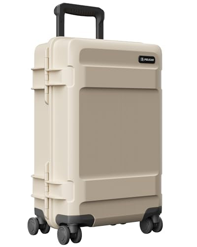 Pelican ATX Luggage - Hardside Carry On Luggage with Wheels - 22 Inch Carry On Bag - Airline Approved (Sand)