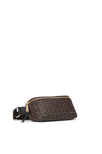 Calvin Klein Millie Novelty Belt Bag, Brown/Khaki/Black, One Size