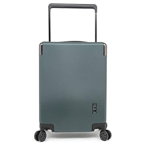 M&A Lakeside Wide Trolley Spinner Luggage with TSA-Lock, Olive Green, 20 Inch Carry-On