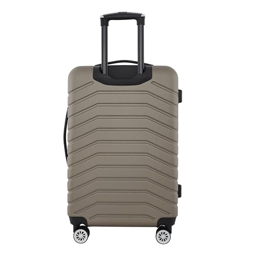 Wrangler Tahoe 3 Piece Spinner Luggage Set, Desert Taupe
