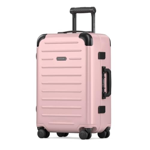 Solgaard Carry-On Closet Original - Hard-Shell 22.4" Travel Luggage (Rose)