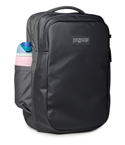JanSport Good Latitude Travel Pack 40L – Large Carry On Backpack – Anti-Theft Zippers & 16 Inch Laptop Sleeve – Weekender Bag for Travel, Smokey Grit