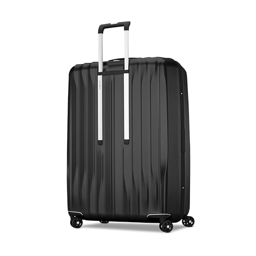 Samsonite UpLIFT X-Large Checked Hardside Luggage with Spinner Wheels - Airline-Approved, TSA Lock, Adjustable Handle System - Polycarbonate Hard Suitcase for Ultra Lightweight Travel - Phantom Black