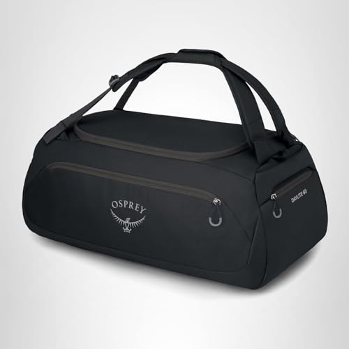 Osprey Daylite 60L Duffel Backpack - Convertible Everyday Duffel Bag for Gym, Commute, and Travel, Black | Osprey Backpacks