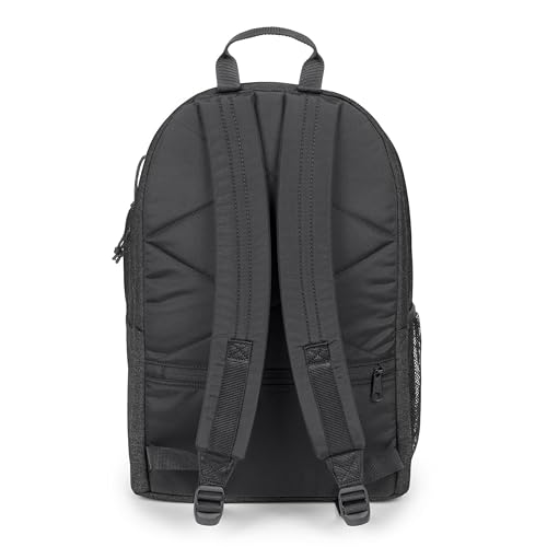 EASTPAK Double Pro – 32L Performance Backpack with 16" Laptop Sleeve, Dual Compartments, Security Pocket, Bottle Holder & Organizer, Black Denim