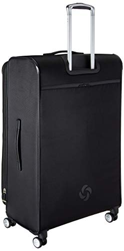 Samsonite Solyte DLX Softside Expandable Luggage with Spinner Wheels, Midnight Black, Checked-Large 29-Inch