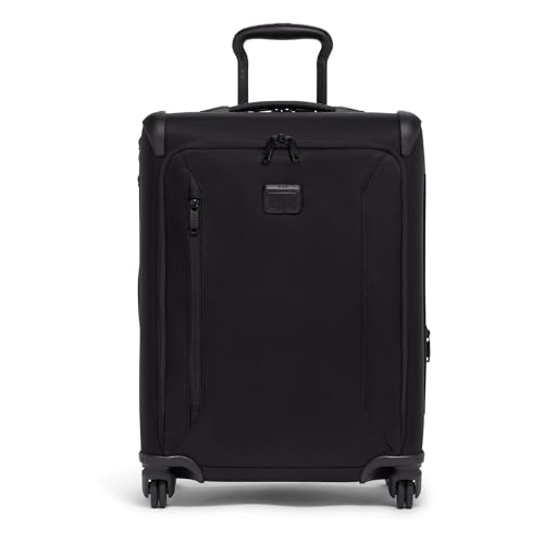 TUMI - Aerotour 4 Wheel Expandable Luggage - Men's and Women's Lightweight Business and Leisure Travel Suitcase - 21.75" Continental Expandable Carry-On, Black