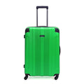Kenneth Cole REACTION Out of Bounds Lightweight Hardshell 4-Wheel Spinner Luggage, Kelly Green, 28-Inch Checked