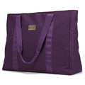 Badgley Mischka Nylon Weekender Duffel Bag | Lightweight Packable Travel Bag | Purple