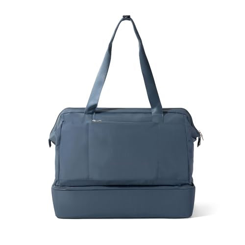 Modern Weekender - Lightweight 18"x15.7"x9.4" Duffel Carry-on Travel Bag for Women