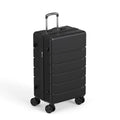 NEWBULIG 21 Inch Carry On Luggage, ABS Hard Shell Lightweight Rolling Expandable Suitcase with Double Spinner Wheels & TSA Lock, Travel Suitcase for Business Trips and Short Vacations, Black