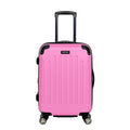 Kenneth Cole REACTION Renegade Luggage Expandable 8-Wheel Spinner Lightweight Hardside Suitcase, Watermelon, 20-Inch Carry On