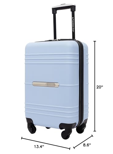 Travelers Club 22" Richmond Spinner Carry-On Luggage, Blue