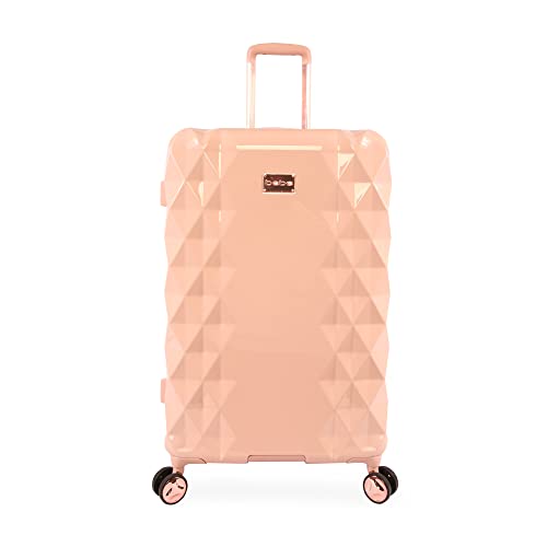 BEBE Women's Luggage Hardside Spinner, Rose Gold, Check-in 29''