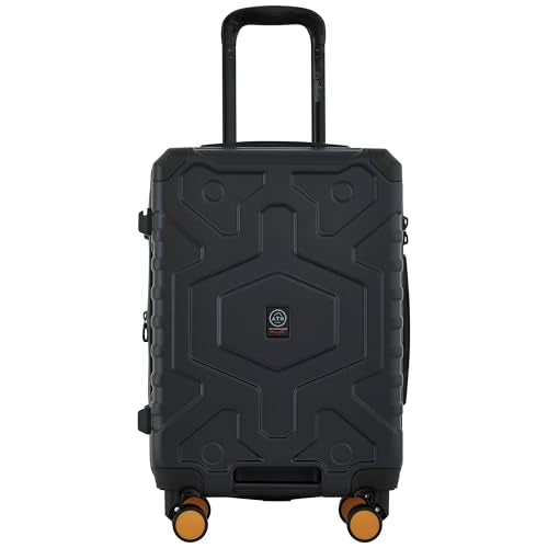 Wrangler ATG Outland Expandable Hardside Luggage, Jet Black, 3 Piece Set