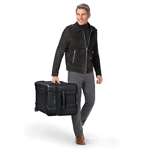 Briggs & Riley 32" Extra Large Trunk Spinner - Checked Luggage for Travel, Suitcases with Wheels, Hardside Rolling Bag for Men & Women, Self-Repairing Zipper - Torq Collection, Stealth Black