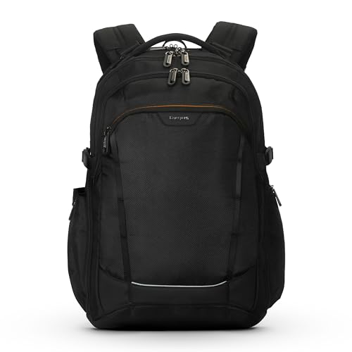 Targus 17” Voyager EXP Travel Backpack – Expandable Carry-On Laptop Backpack with SafePort Protection, Checkpoint-Friendly Design, Anti-Theft Travel Features - TBB664GL