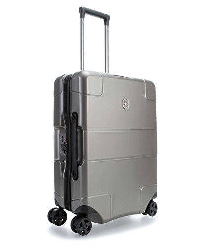 Victorinox Lexicon Hardside Expandable Spinner Luggage, Titanium, Carry-On-Global (21") (602104)