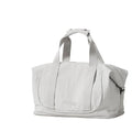 RXJPASD Compatible for Mixi Large Capacity Foldable Travel Duffel Suit Bag, Sports Fitness Shoulder Handbag for Women(Light Gray)