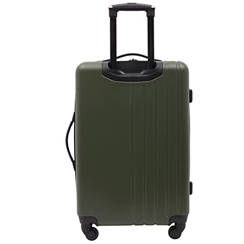 Wrangler Quest Luggage Set, Olive Green, 3 Piece Set (30"/26"/22")