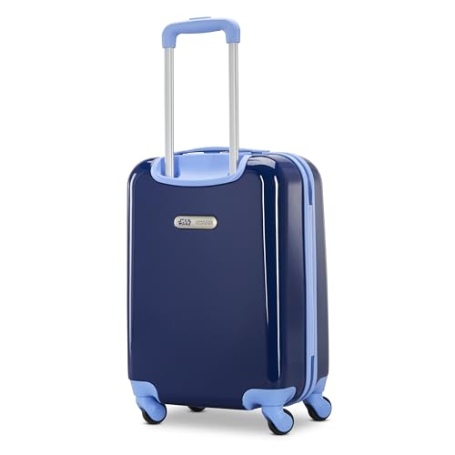 American Tourister Star Wars R2-D2 Carry-On Luggage - Airline Approved, Durable Hardshell with Favorite Rebel Droid - Roll Confidentially with Spinner Wheels & Colorful Adjustable Handle