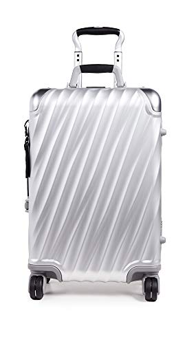 TUMI Men's 19 Degree Aluminum International Carry On, Silver, One Size