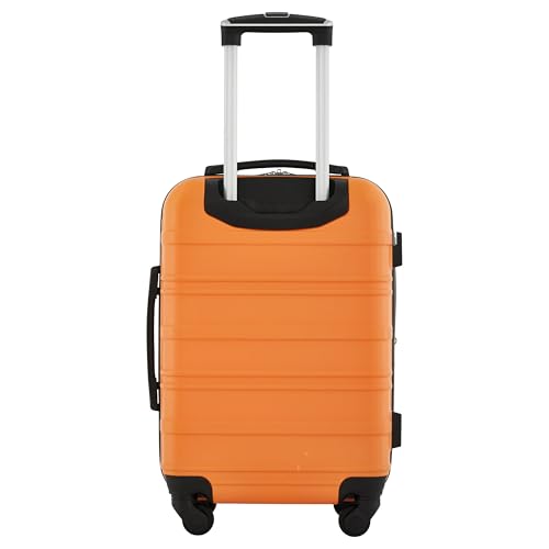 Travelers Club Phoenix Luggage, Sun Orange, 22-Inch Carry-On