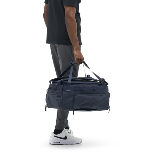 NOMATIC 30L Travel Bag- Convertible Duffel/Backpack, Carry-on Size for Airplane Travel, Everyday Use Laptop Bag, TSA Compliant Navy Backpack