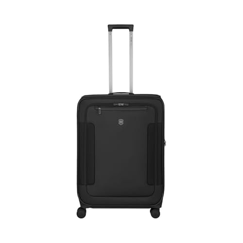 Victorinox Werks Traveler 7.0, Large Case, 8-Wheel Softside Expandable Travel Case, Black