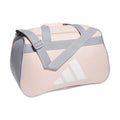 adidas Power Gym Bag – Lightweight Small Duffel, Blush Pink/White/Halo Silver Grey, OSFA