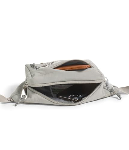The North Face Berkeley Lumbar Bag | Water-Repellent Fanny Pack for Men & Women, External Pocket & Adjustable Strap, Stone Slab, One Size